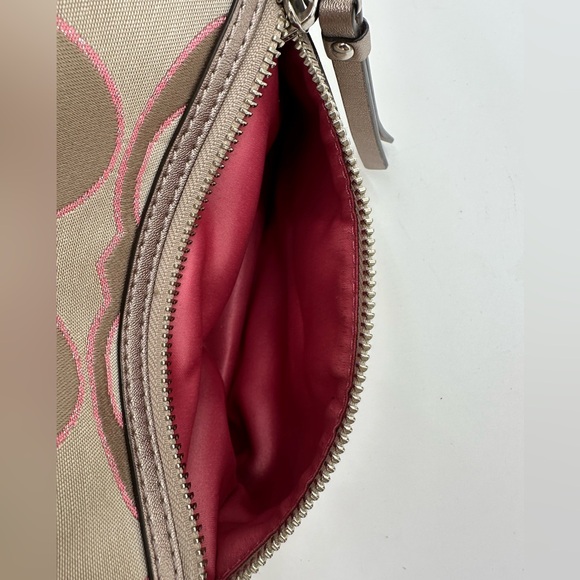 Coach Daisy Outline Signature Mia F23040 in Pink/Brown/Tan - Picture 10 of 14